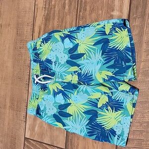 Boys Lands End swim trunks